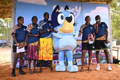 Bluey speaks Yolŋu Matha in special Garma Festival appearance